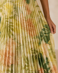 Green Peach Tropical Blythe Dress