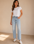 Light Denim Ultra Wide Jean