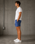 Cornflower Blue Saturday Beach Short 6"