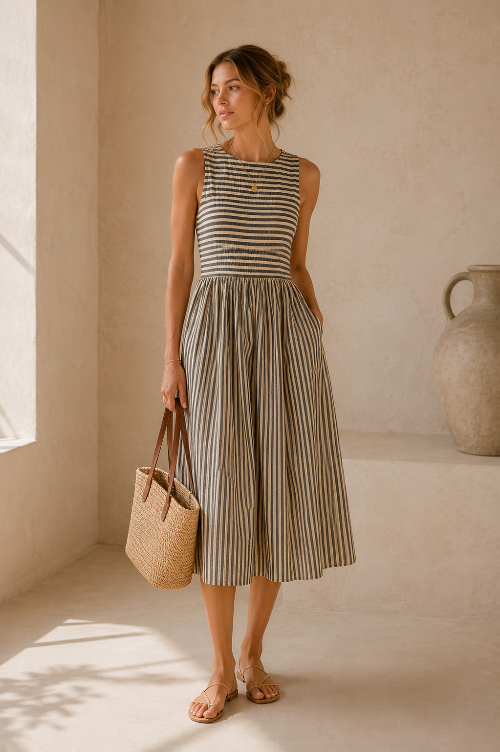 stella midi dress Black Stella Dress