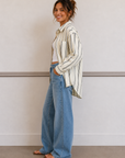 Navy & Cobalt Gisele Top