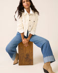 White Bailey Button Jacket