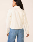 White Bailey Button Jacket