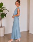 Dusty Blue Eliana Top