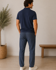 Navy Laguna Linen Chino Pant
