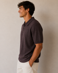 Bordeaux Donegal Cotton Hudson Polo