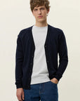 Dark Navy Greyson Merino Cardigan