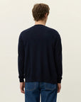Dark Navy Greyson Merino Cardigan