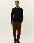 Black Greyson Merino Polo Knit