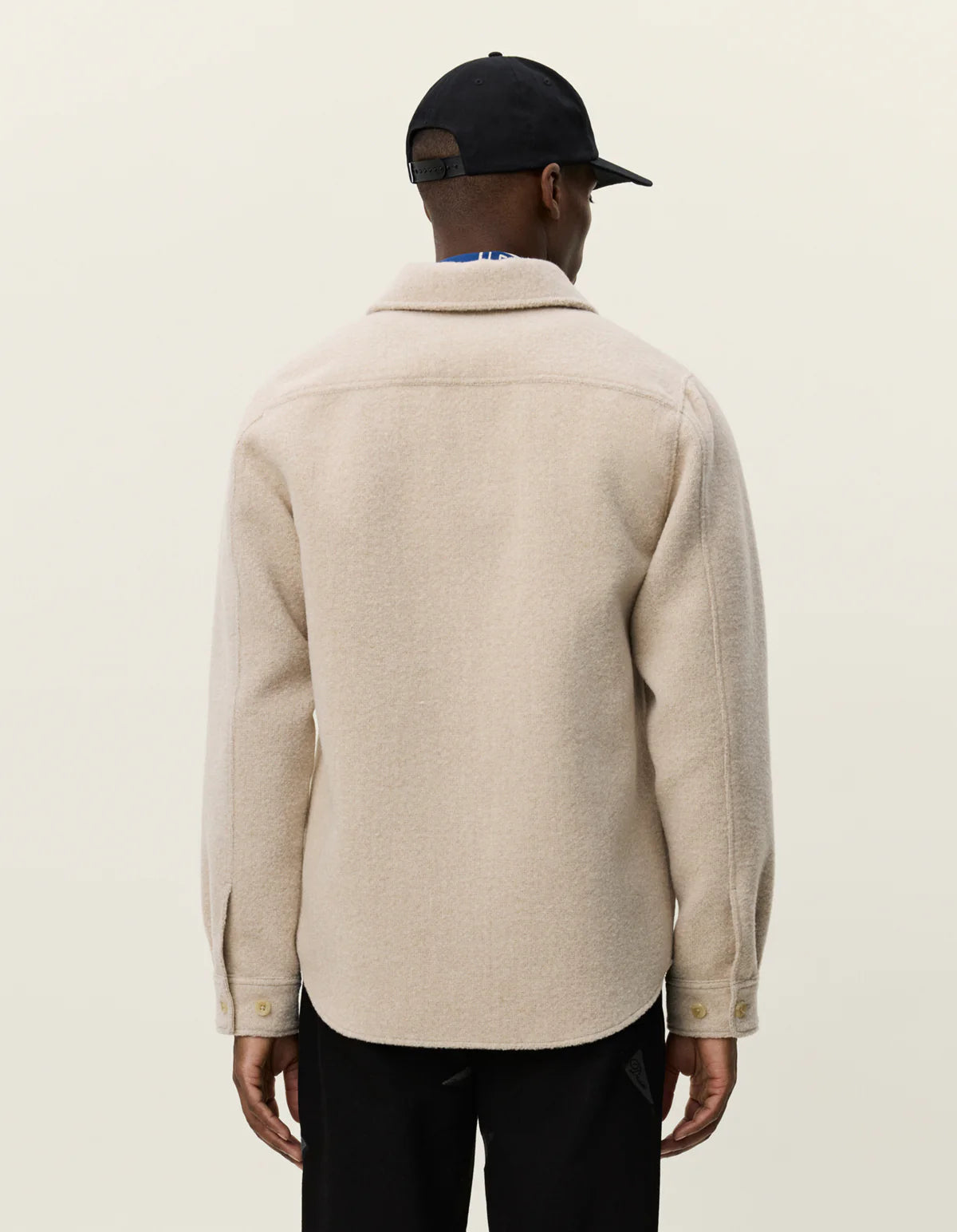 Ivory Lennon Bouclé Overshirt