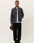 Dark Grey Melange Marseille Textured Jacket