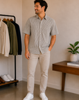 Steel Grey Keaton Short Sleeve Shirt