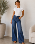 Sunny Meg High Rise Wide Leg Patch