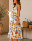 Ivory Multi Jayla Maxi Skirt