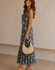Blue Floral Caroletta Dress