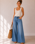 Right On Far Out W/ Contrast Wide Leg