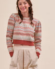 Sand Aqua Lakes Sweater