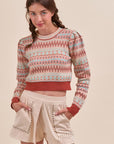 Sand Aqua Lakes Sweater