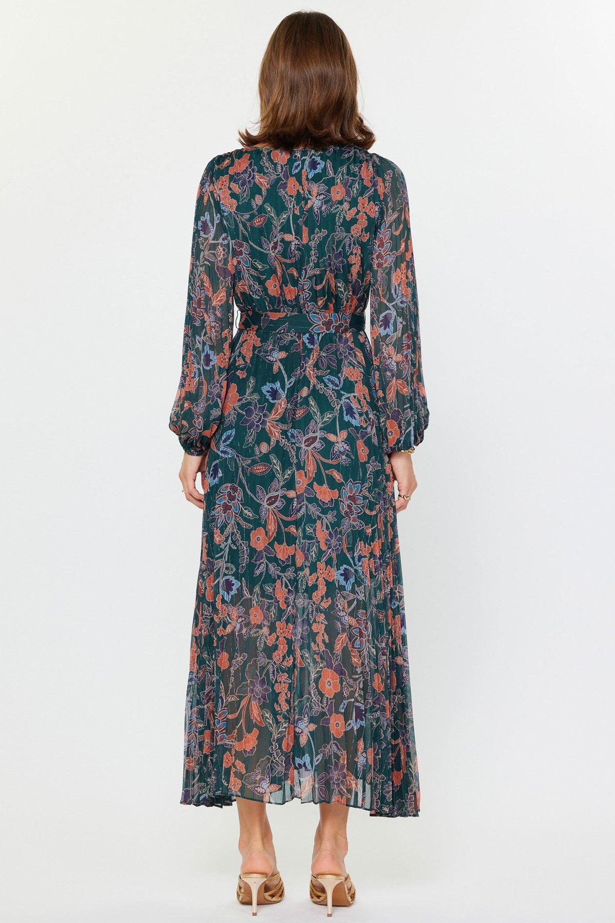 Dark Green Adelayne Dress  Purpose Boutique