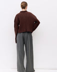 Brown Volta Sweater Top