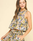Purple Multi Millie Cotton Top