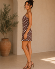 Brown & Ivory Amelia Dress