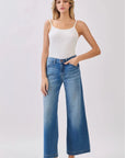 Medium Genoa Slant Pocket Crop Jean
