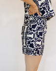 Navy & Ivory Lulu Shorts