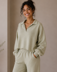 Sage Collar Sweater