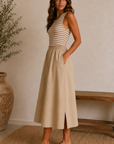 Latte Linda Dress