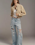 Khaki Morning Latte Jacket