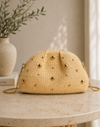 Natural & Gold Clutch