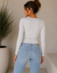 Heather Grey Theodora Top