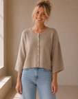 Natural Heather Valor Cardigan