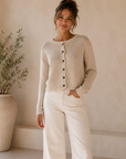 Beige Martha Cardigan