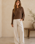 Chocolate Willa Sweater