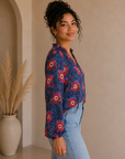 Blue Lacie Top