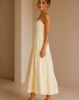 Lemon Chiffon Georgie Maxi Dress