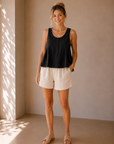 Black Quinley Tank