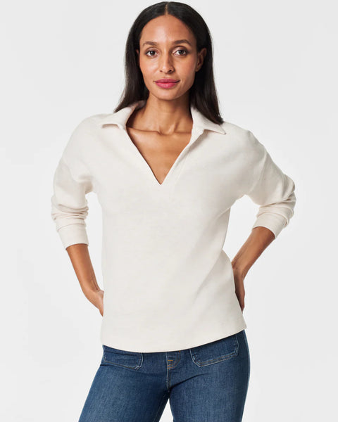 SPANX® Powder Airessentials Polo Top