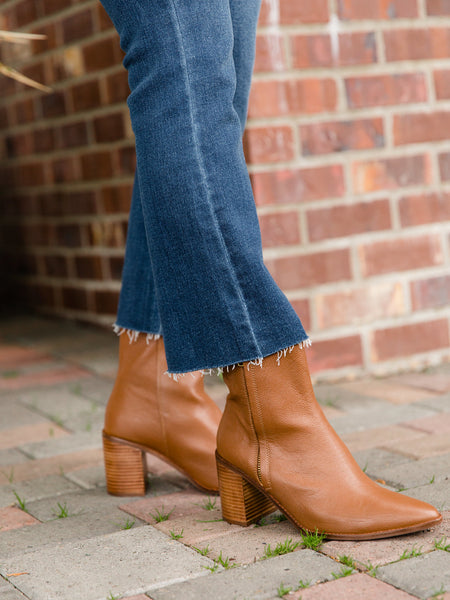 Tan Desirable Leather Boots