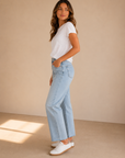 Light Denim Ultra Wide Jean