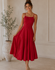 Red Ariella Dress