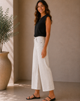 White & Black Salma Pants