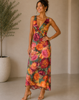 Parisian Floral Alicia Midi Dress