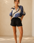 Cream Azari Top