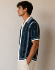 Blue Grecian Hudson Cabana Polo