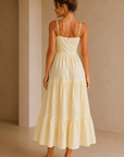 Lemon Chiffon Georgie Maxi Dress