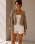 Mocha Presley Cardigan