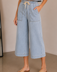 Coastal Water Daycation Denim Utility Pant
